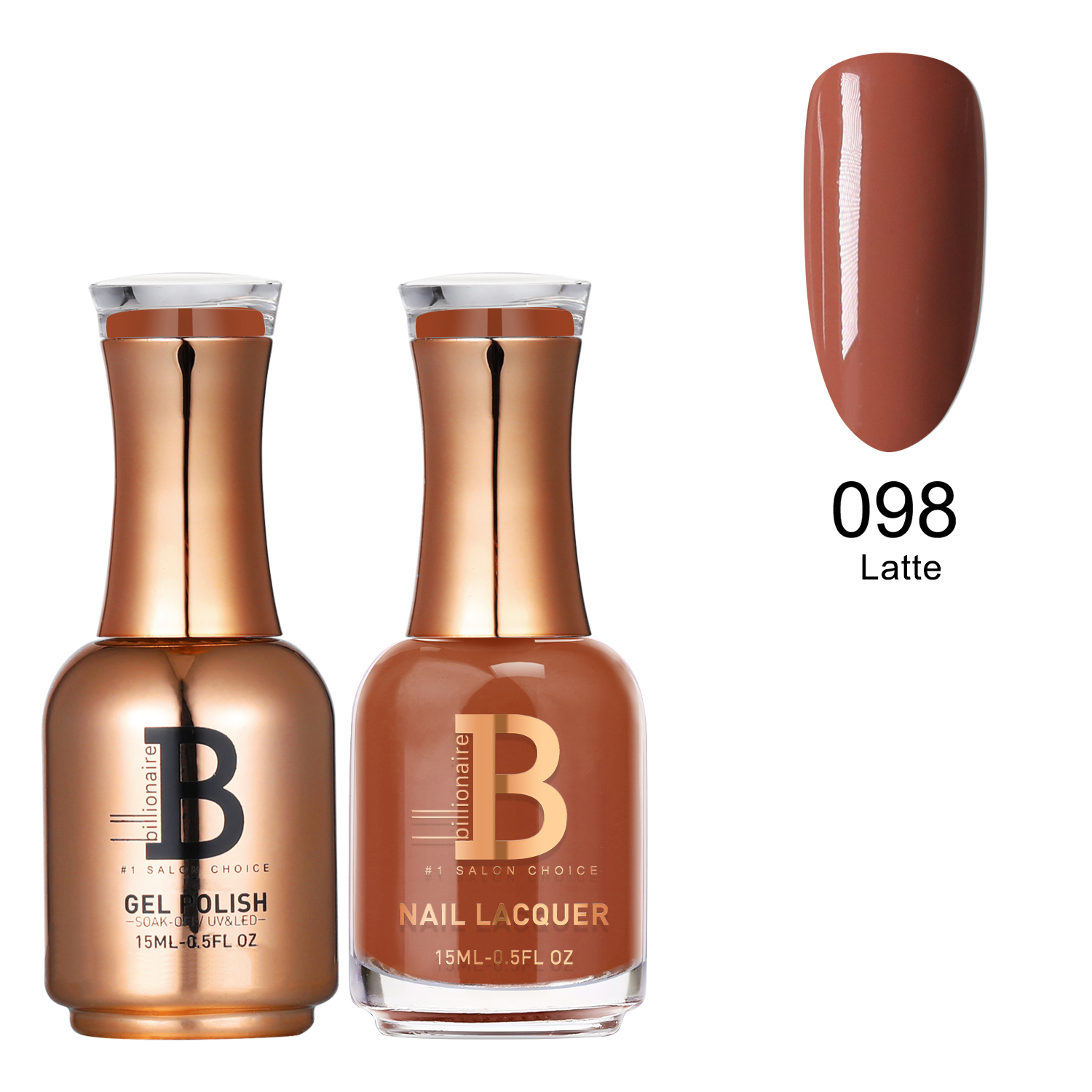 Billionaire Gel & Lacquer Duo - 098 Latte 15ml - Picture 1 of 1