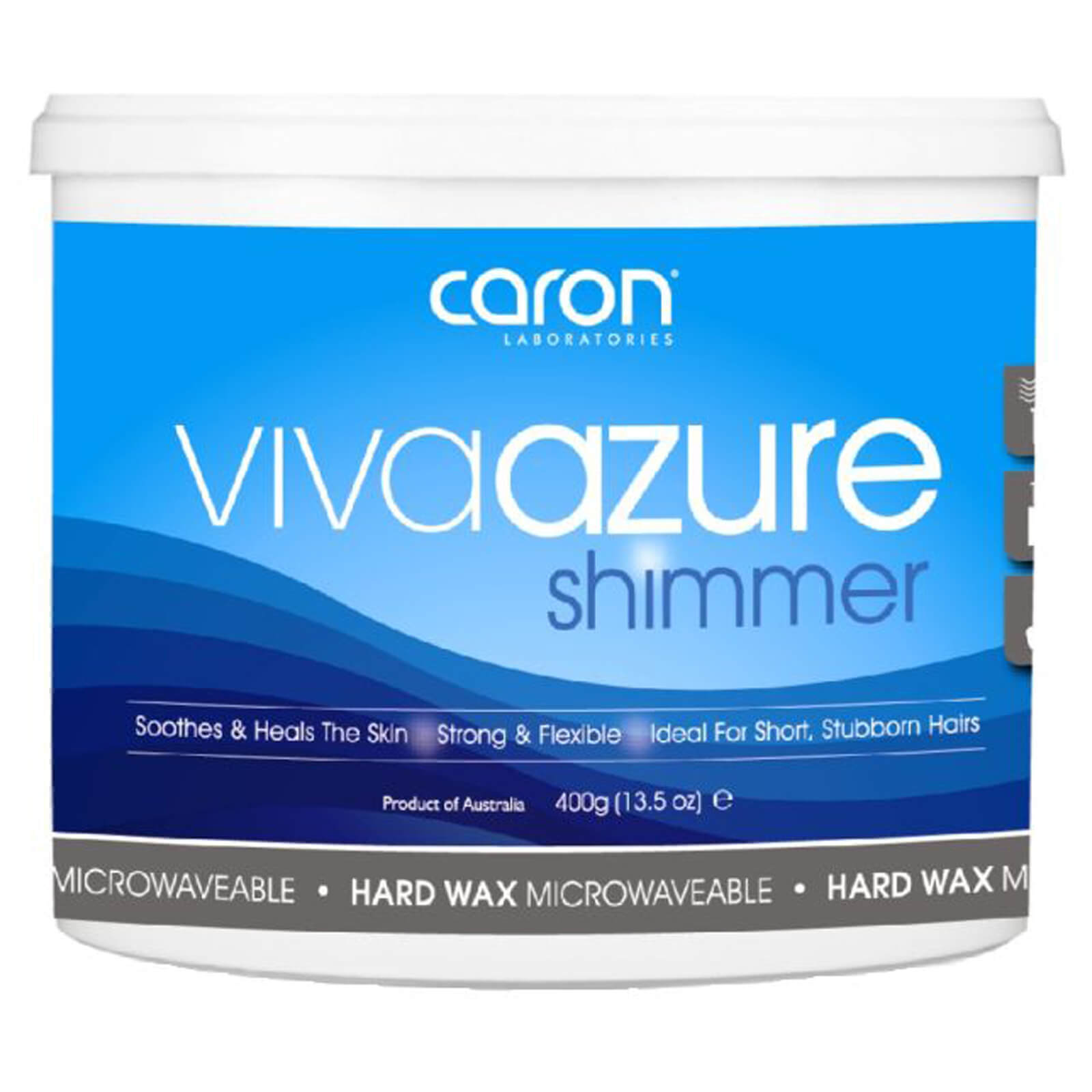 Caronlab Viva Azure Shimmer Hard Hot Wax Microwaveable 400g - Picture 1 of 1