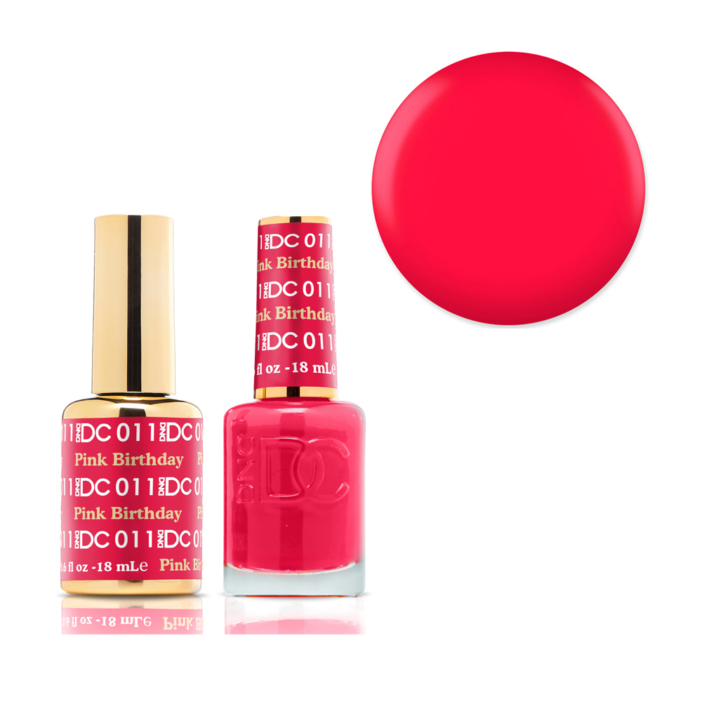 DND 011 Pink Birthday - DC Collection Gel & Lacquer Duo 18ml - Picture 1 of 1