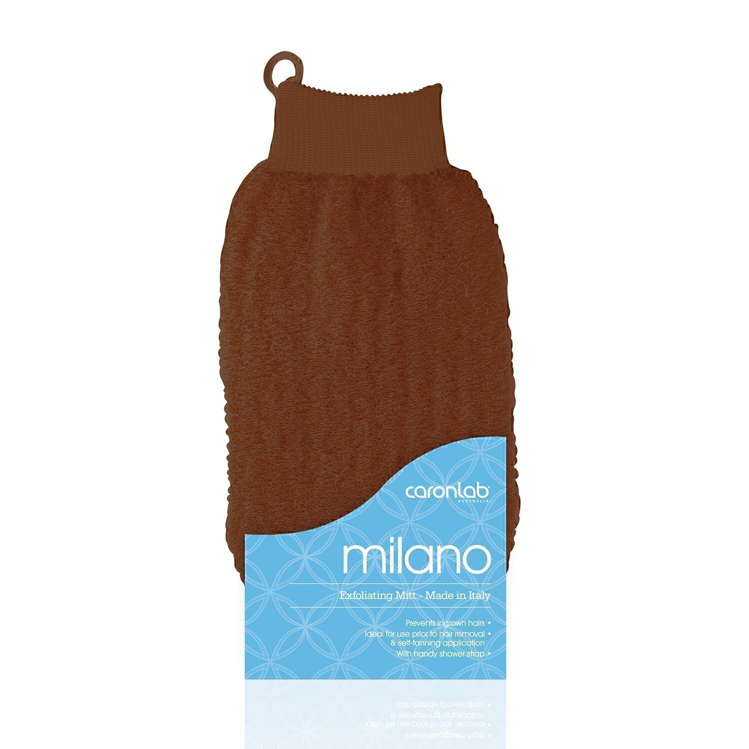 Caronlab Milano Exfoliating Mitt - Brown - Picture 1 of 1