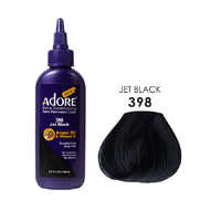 Adore Plus Semi Permanent Hair Colour - 398 Jet Black 100ml