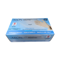 Aeon - Latex Powder Free Gloves Size S Small 100pcs