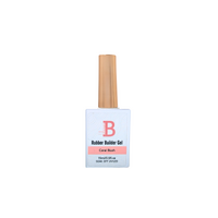 Billionaire Rubber Builder Gel Brush-On Soak Off Coral Blush 15ml