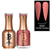 Billionaire Diamond Gel & Lacquer Duo - 024 Call Me Peaches 15ml