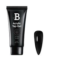 Billionaire Acrylic Tap UV LED Builder Poly Gel Nail Polish - 24 Jet Black 60g