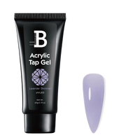 Billionaire Acrylic Tap UV LED Builder Poly Gel Nail Polish - 34 Lavender Shimmer 60g