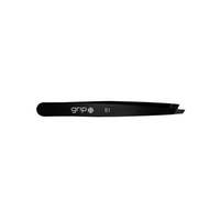 Caronlab Grip Professional Tweezer Slanted Tip Matte Black - MB1