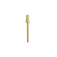 Nail Drill Bit 3/32" Cuticle Taper Cleaner - Gold