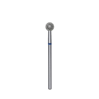 Nail Drill Bit 3/32" - Ball Diamond Head Diameter Cuticle Clean 5 mm - Blue