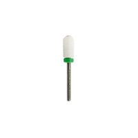 Billionaire - Ceramic Nail Drill Bit 3/32" Large Barrel Round Smooth (RC) White