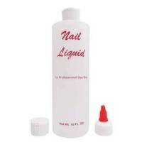 Empty Plastic Nail Liquid Bottle (16oz)