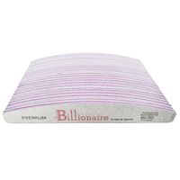 Billionaire - Nail Files Premium Gray Half Moon X-Coarse 80/80 25 pcs