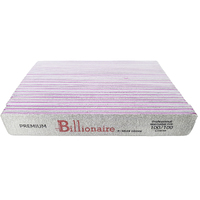 Billionaire - Nail Files Premium Gray Square Coarse 100/100 25 pcs