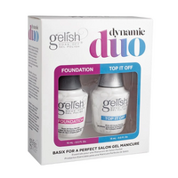 Harmony Gelish Dynamic Duo Foundation & Top It Off Base & Top Coat Pack