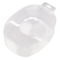 Manicure Acetone Bowl Nails Soak Off Tray Remover - Clear