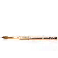 NITRO - Acrylic Kolinsky Nail Brush #10 (Gold)