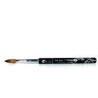 NITRO - Acrylic Kolinsky Nail Brush #14 (Black)