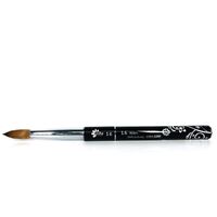 NITRO - Acrylic Kolinsky Nail Brush #16 (Black)