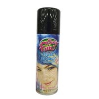 Party Fun Hair Temporary Instant Color Spray - Black