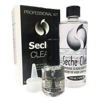 SECHE Clear - Crystal Clear Base Coat Nail Polish Professional Kit (4.5 oz)