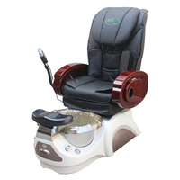 Pedicure Spa chair - 820 White + Silver