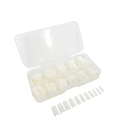 550 Pcs / Box Full Cover Nail Tip - Natural