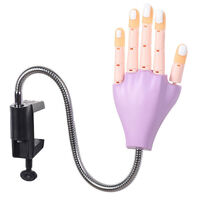 Practice Training Trainer Hand Purple Finger Replace 200 Gel Tips