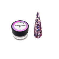 Wave Gel - Nail Foil Art Glitter Holographic Ether Flake 11 (1g)