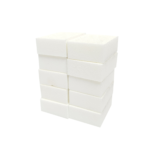 Buffer Mini 2 Way Sanding File Block White Grit 100/120 10 pcs