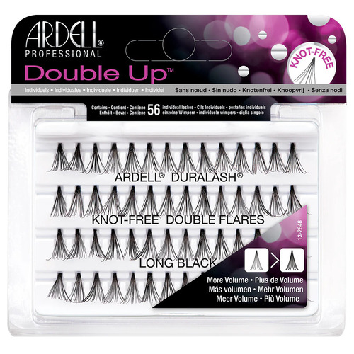 ARDELL - Double Up - Knot Free Double Flares - Long Black Lashes