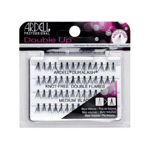 ARDELL - Double Up - Knot Free Double Flares - Medium Black Lashes