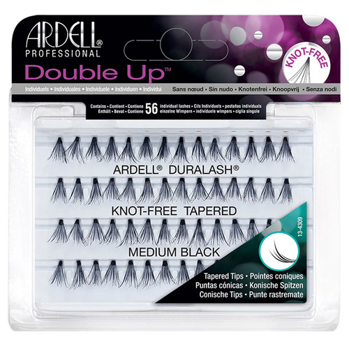 ARDELL - Double Up - Knot Free Tapered - Medium Black Lashes