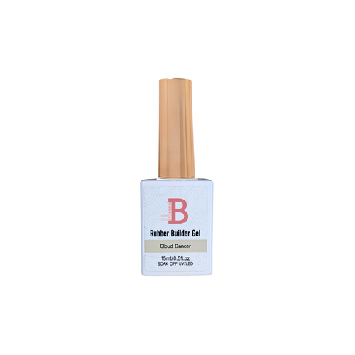 Billionaire Rubber Builder Gel Brush-On Soak Off Cloud Dancer 15ml