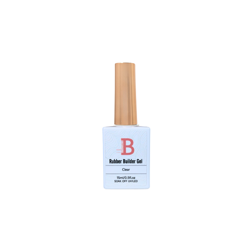 Billionaire Rubber Builder Gel Brush-On Soak Off Clear 15ml