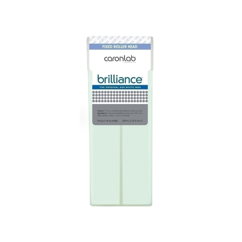 Caronlab Brilliance Creme White Wax Cartridge Fixed Roller Head 100ml