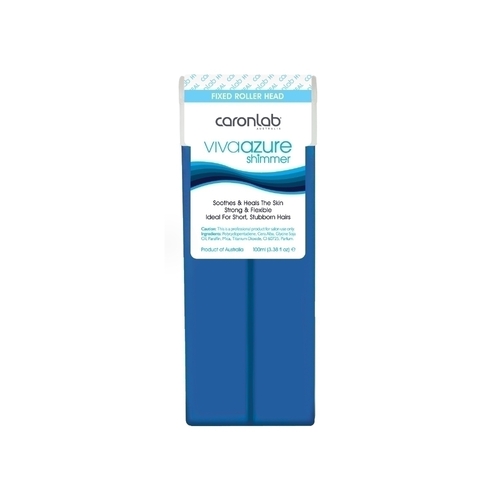 Caronlab Viva Azure Shimmer Wax Cartridge Fixed Roller Head 100ml