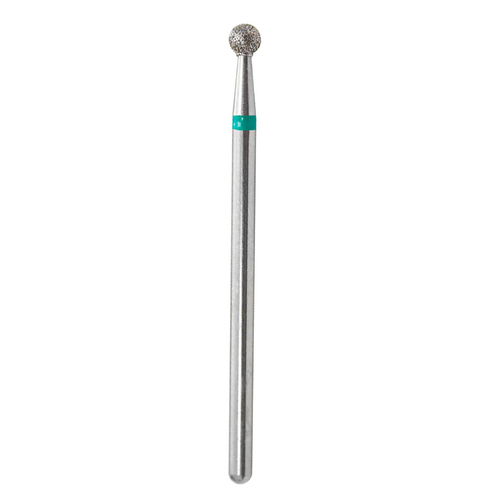 Nail Drill Bit 3/32" - Ball Diamond Head Diameter Cuticle Clean 1.8 mm - Green