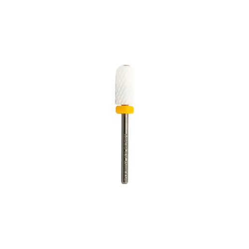 Billionaire - Ceramic Nail Drill Bit 3/32" Large Barrel Round Smooth (R2X) White