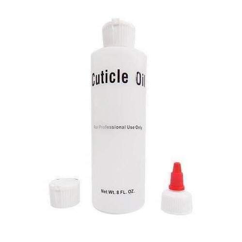 Empty Plastic Cuticle Oil Bottle (8oz)