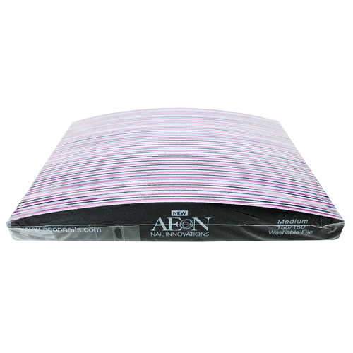 Aeon - Nail Files Black Half Moon Medium 150/150 25 pcs