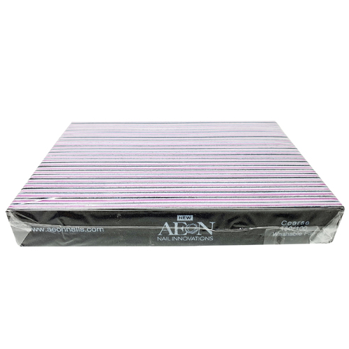 Aeon - Nail Files Black Square Coarse 100/100 25 pcs