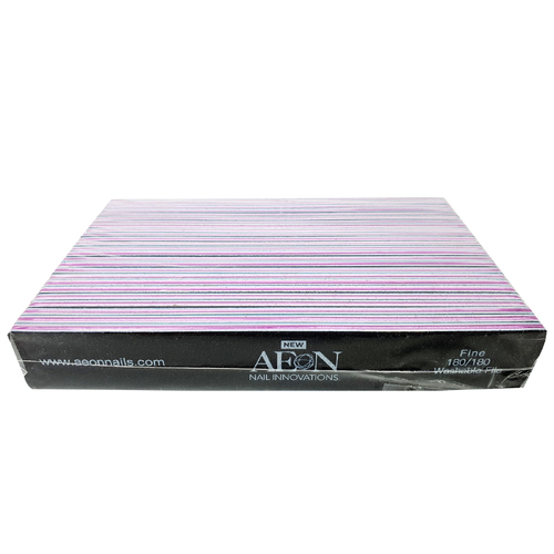 Aeon - Nail Files Black Square Fine 180/180 25 pcs