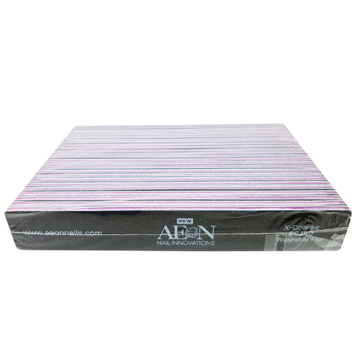 Aeon - Nail Files Black Square X-Coarse 80/80 25 pcs