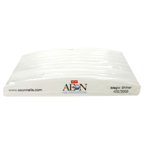 Aeon - Nail Files Shiner Half Moon White 400/3000 1 pcs