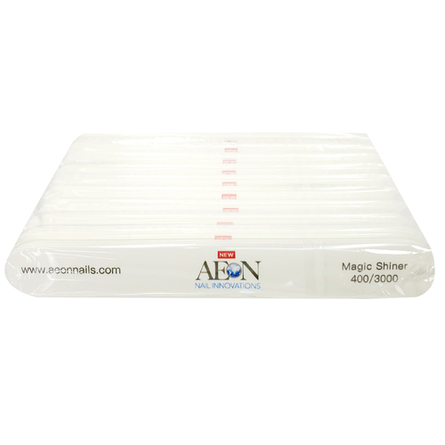 Aeon - Nail Files Shiner Straight White 400/3000 1 pcs