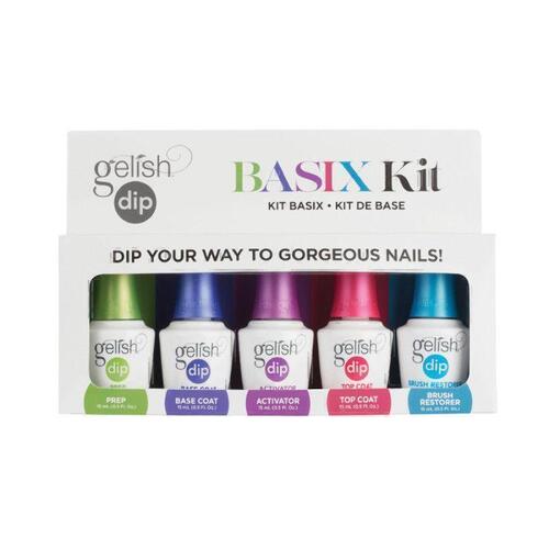 Gelish Dip Nail Liquid Dipping Powder Basix Kit