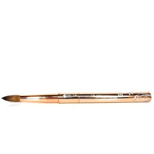 NITRO - Acrylic Kolinsky Nail Brush #20 (Gold)