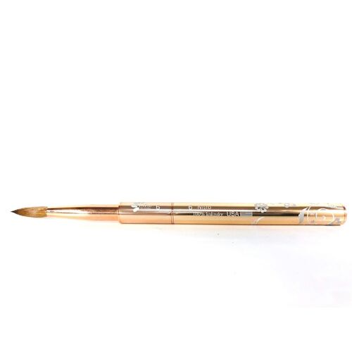 NITRO - Acrylic Kolinsky Nail Brush #6 (Gold)