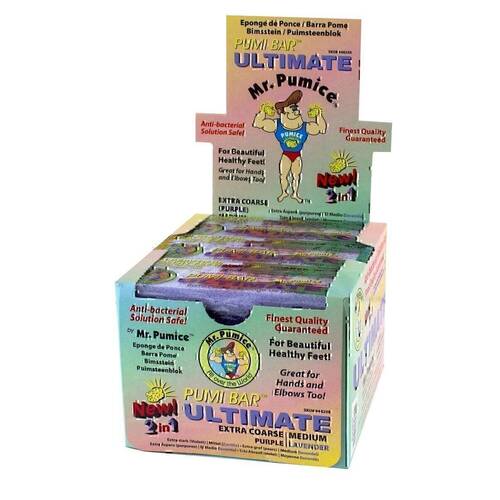 Mr. Pumice - Pumi Bar - 2 in 1 Ultimate Extra Coarse & Medium 12pcs