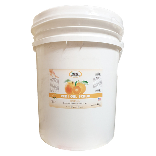 SNS - Pedi Gel Scrub - Orange 5 Gallons